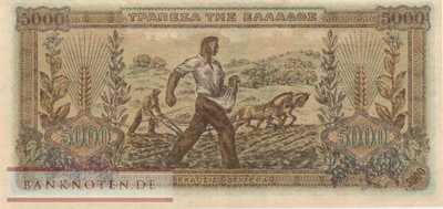 Greece - 5.000  Drachmai (#119b_UNC)