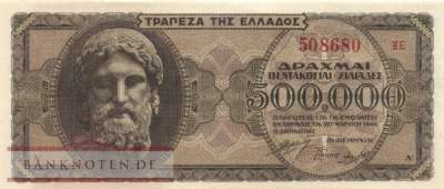 Griechenland - 500.000  Drachmai (#126bl_AU)