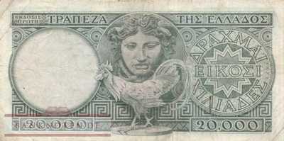 Greece - 20.000  Drachmai (#179b_F)