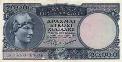 Griechenland - 20.000  Drachmai (#183a_VF)