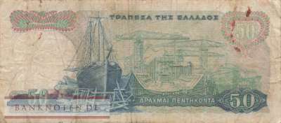 Griechenland - 50  Drachmai (#195_VG)