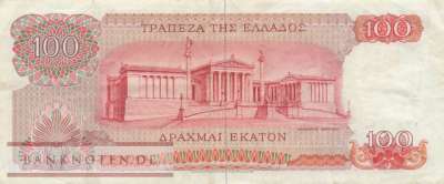 Griechenland - 100  Drachmai (#196b_VF)