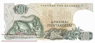 Griechenland - 500  Drachmai (#197_UNC)