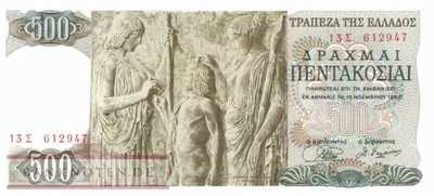 Griechenland - 500  Drachmai (#197_UNC)