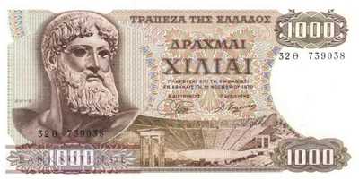 Greece - 1.000  Drachmai (#198b_UNC)