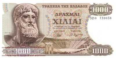 Griechenland - 1.000  Drachmai (#198b_UNC)