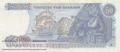 Griechenland - 50  Drachmai (#199a_VF)