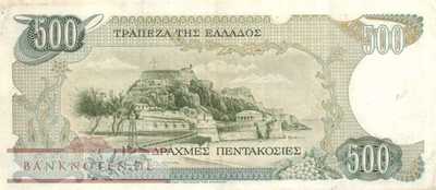 Griechenland - 500  Drachmai (#201a_VF)