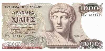 Greece - 1.000  Drachmai (#202a_UNC)