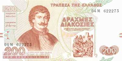 Greece - 200  Drachmai (#204a_UNC)