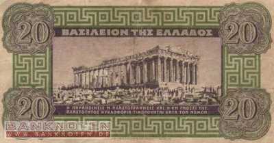 Griechenland - 20  Drachmai (#315_VF)
