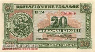 Greece - 20  Drachmai (#315_UNC)