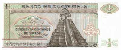 Guatemala - 1/2  Quetzal (#065-8312_UNC)