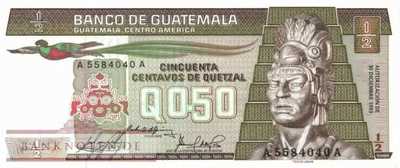 Guatemala - 1/2  Quetzal (#065-8312_UNC)