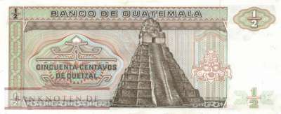 Guatemala - 1/2  Quetzal (#065-86_UNC)