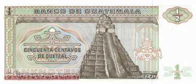 Guatemala - 1/2  Quetzal (#065-87-U1_UNC)