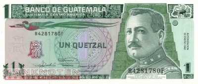 Guatemala - 1  Quetzal (#073c_UNC)