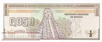 Guatemala - 1/2  Quetzal (#096a_UNC)