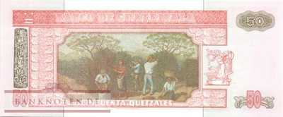 Guatemala - 50  Quetzales (#105_UNC)