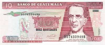 Guatemala - 10  Quetzales (#111b_UNC)