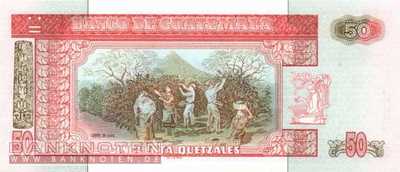 Guatemala - 50  Quetzales (#113a_UNC)