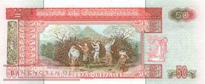 Guatemala - 50  Quetzales (#113b_UNC)