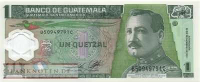 Guatemala - 1  Quetzal (#115b_UNC)