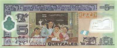 Guatemala - 5  Quetzales - Polymer (#122d_UNC)