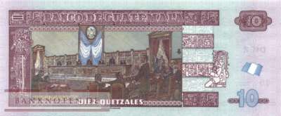 Guatemala - 10  Quetzales (#123Ah_UNC)