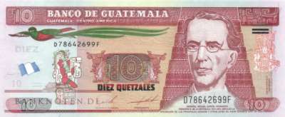 Guatemala - 10  Quetzales (#123Ah_UNC)