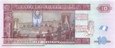 Guatemala - 10  Quetzales (#123c_UNC)