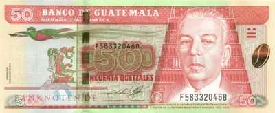 Guatemala - 50  Quetzales (#125b_UNC)