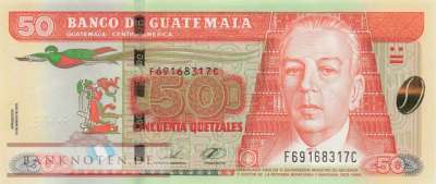 Guatemala - 50 Quetzales (#125e_UNC)