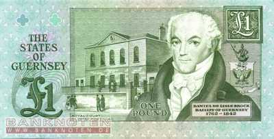 Guernsey - 1  Pound (#052b_UNC)