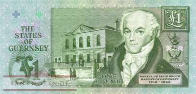 Guernsey - 1  Pound (#052c_UNC)
