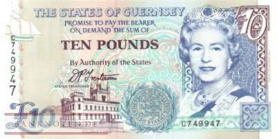 Guernsey - 10  Pounds (#057a_UNC)