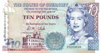 Guernsey - 10  Pounds (#057b_UNC)