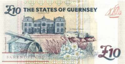 Guernsey - 10  Pounds (#057e_UNC)