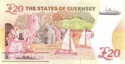 Guernsey - 20  Pounds (#058c_UNC)