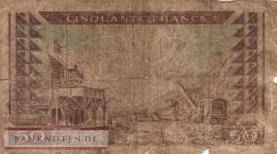 Guinea - 50  Francs (#012a_G)