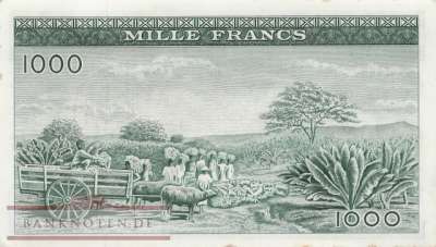 Guinea - 1.000  Francs (#015a_AU)
