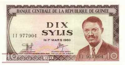Guinea - 10  Sylis (#016_UNC)