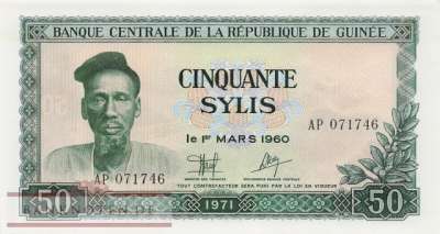 Guinea - 50  Sylis (#018_UNC)