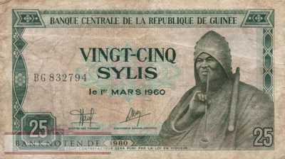 Guinea - 25  Sylis (#024a_VG)