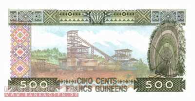 Guinea - 500  Francs Guinéens (#031a-2_UNC)