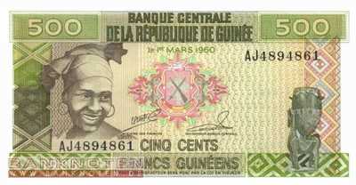 Guinea - 500  Francs Guinéens (#031a-2_UNC)