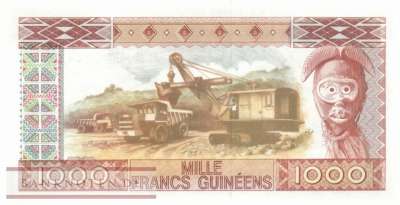 Guinea - 1.000  Francs Guinéens (#032a-2_UNC)
