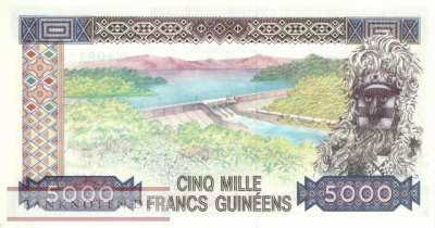 Guinea - 5.000  Francs Guinéens (#033a-2_UNC)