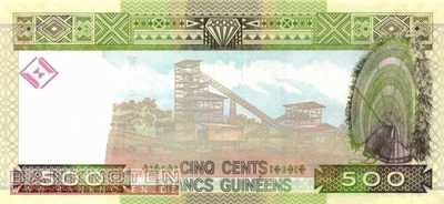 Guinea - 500  Francs Guinéens (#039b_UNC)