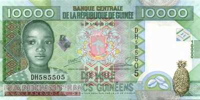 Guinea - 10.000  Francs Guinéens (#042b_UNC)